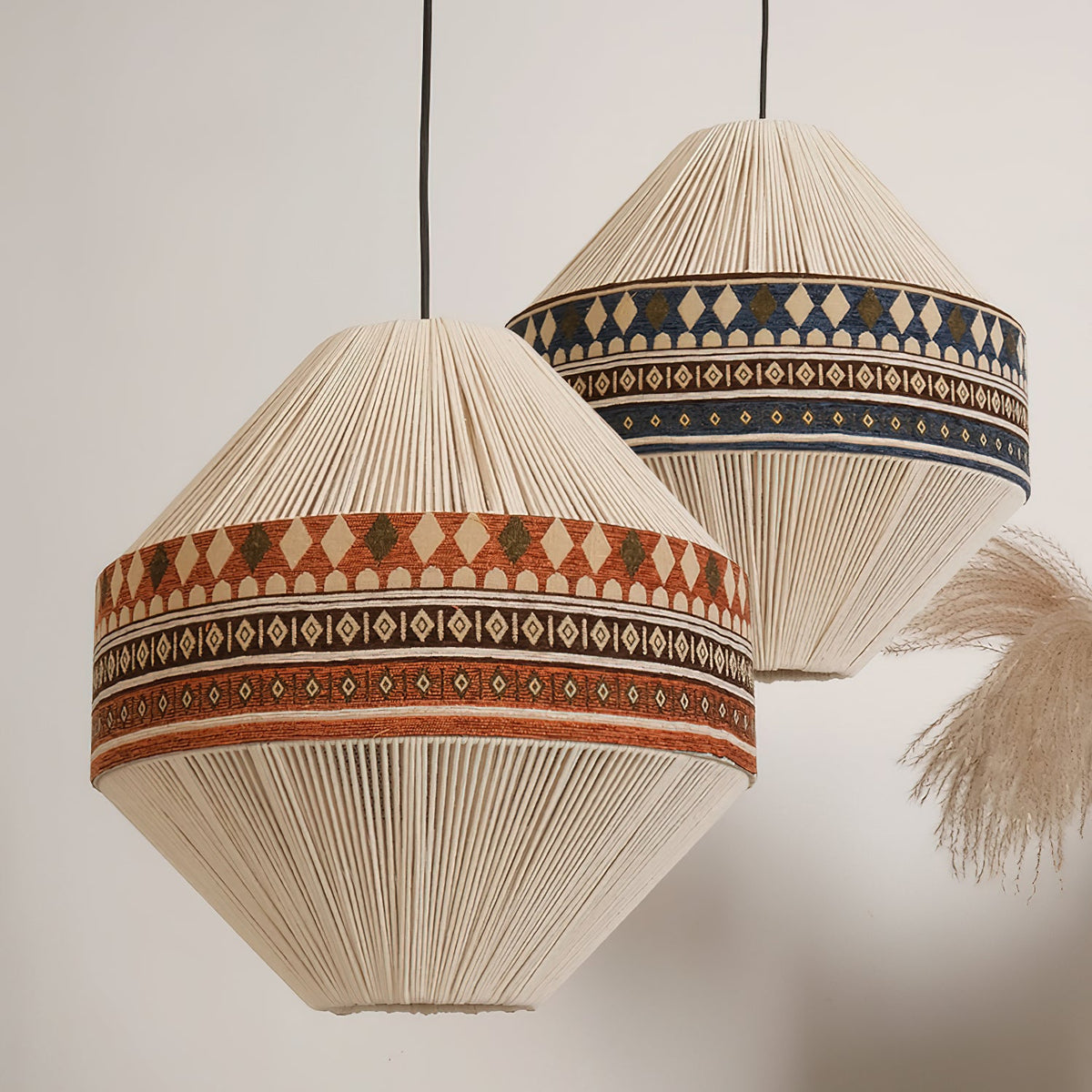 Artisan Woven Fringe Pendant Light for Boho Interiors