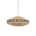 Artisan Woven Fringe Pendant Light for Boho Interiors