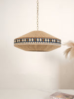 Artisan Woven Fringe Pendant Light for Boho Interiors