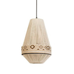 Artisan Woven Fringe Pendant Light for Boho Interiors