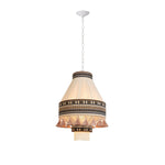 Artisan Woven Fringe Pendant Light for Boho Interiors