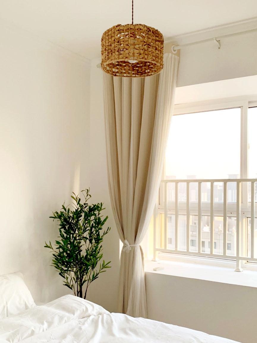 boho-rattan-woven-lampshade-pendant-light