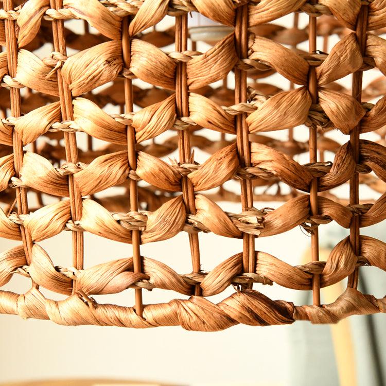 boho-rattan-woven-lampshade-pendant-light