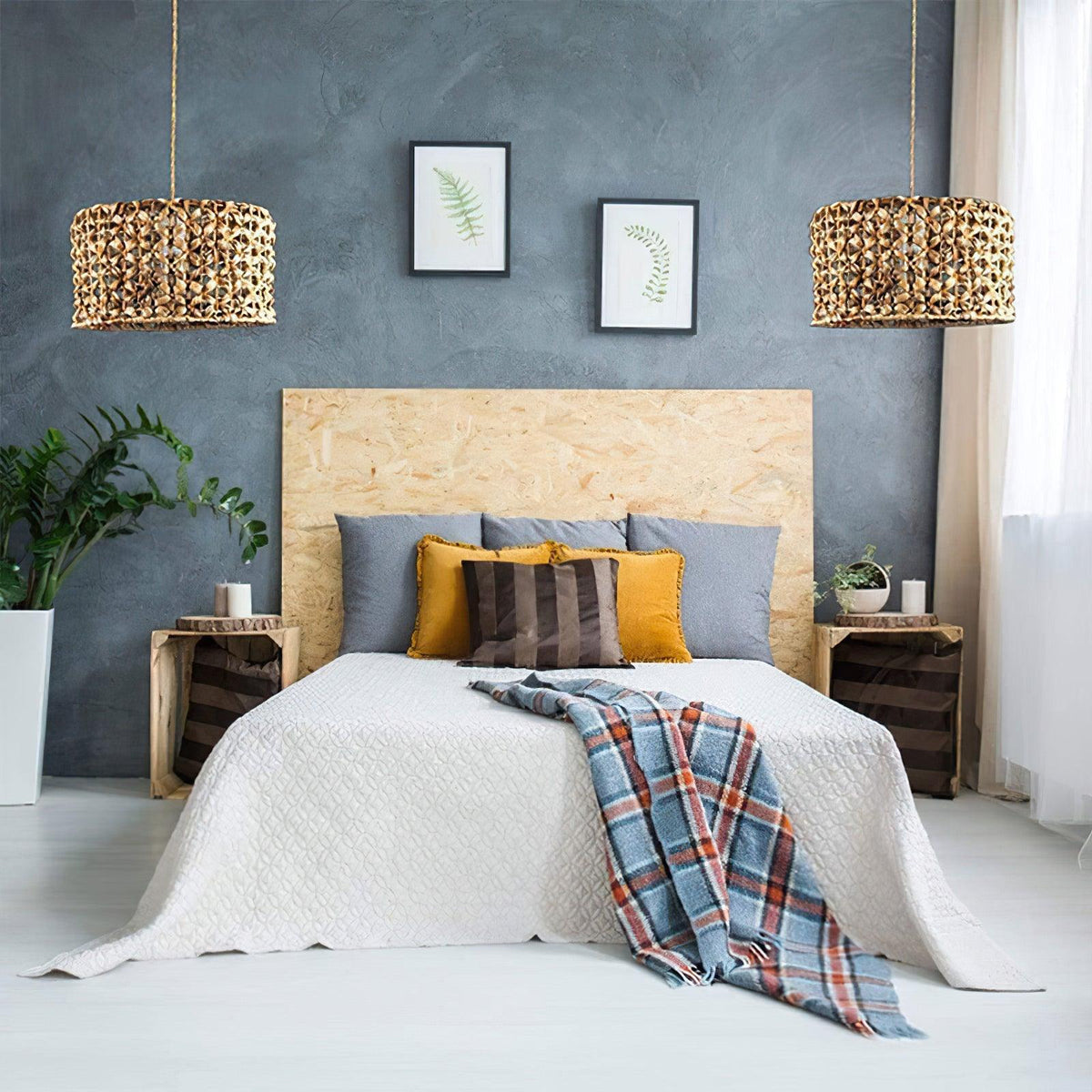 boho-rattan-woven-lampshade-pendant-light