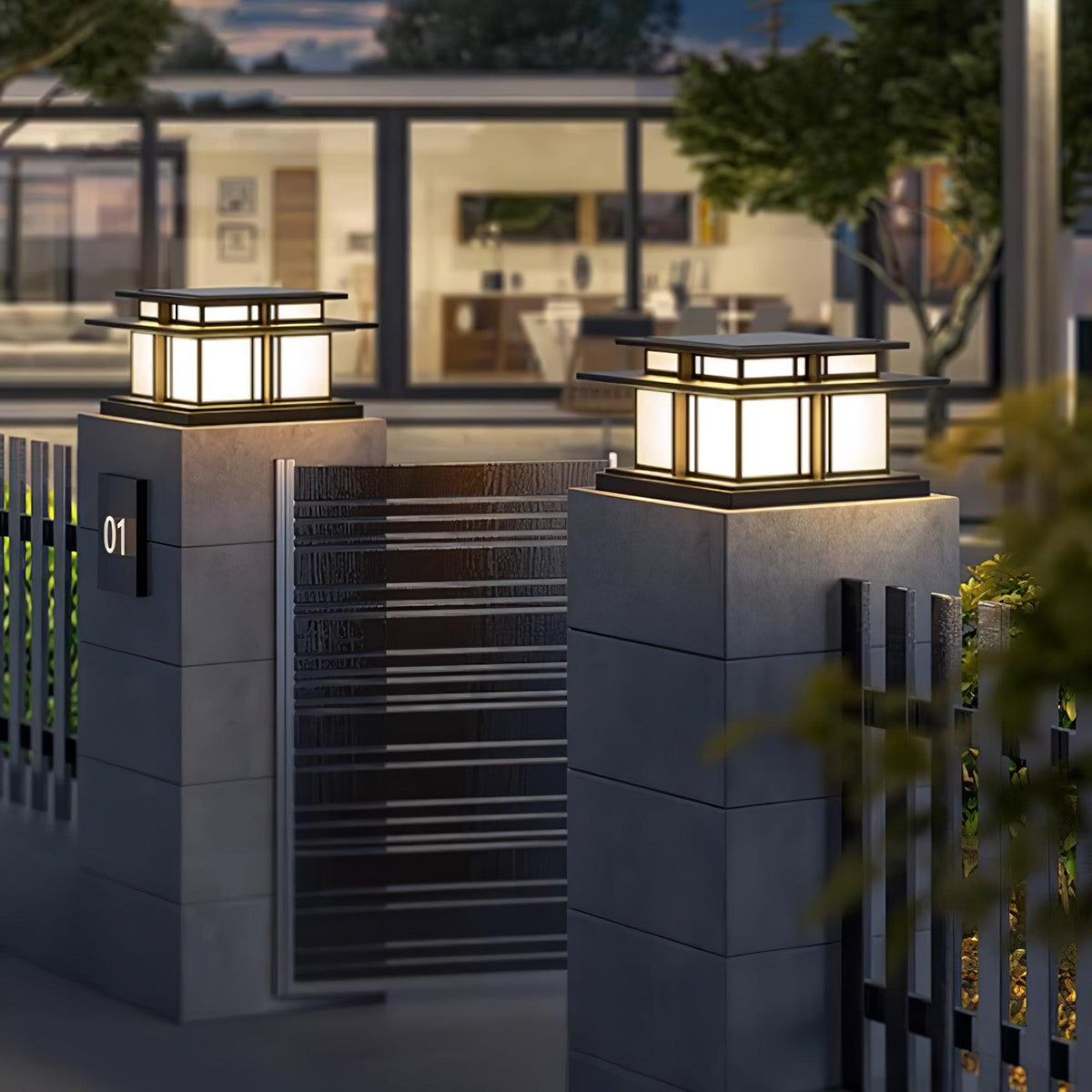Boilyn Outdoor Pillar Light