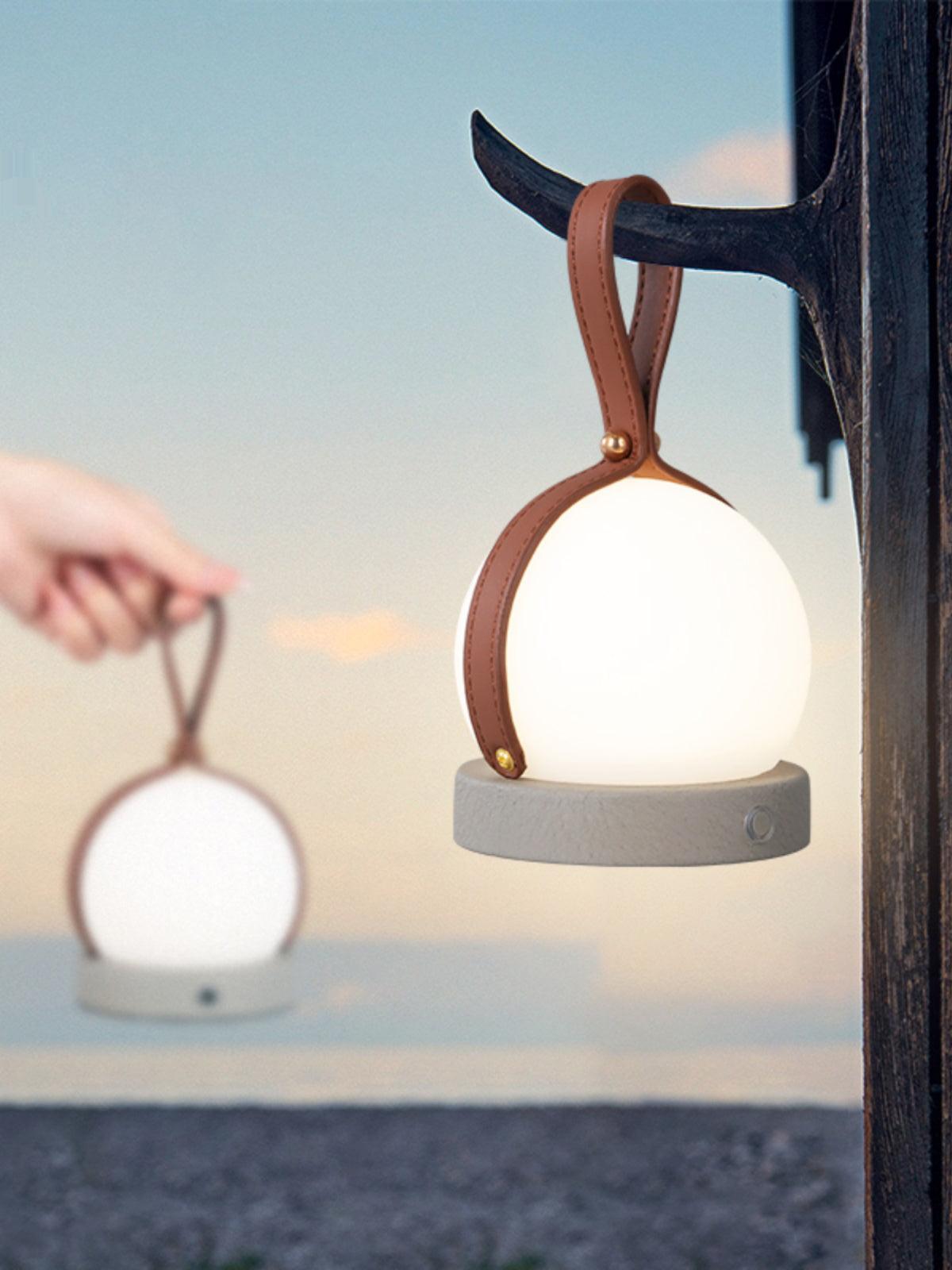 Bola Lantern Built In Battery Table Lamp