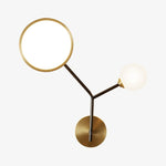 Brass Branch Glass Wall Lamp