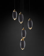 Brass crystal Pendant Lamp