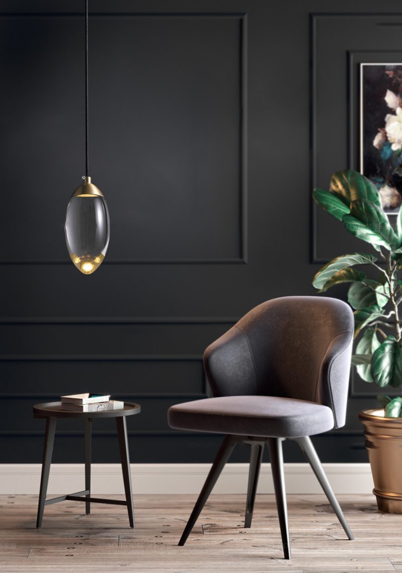 Brass crystal Pendant Lamp
