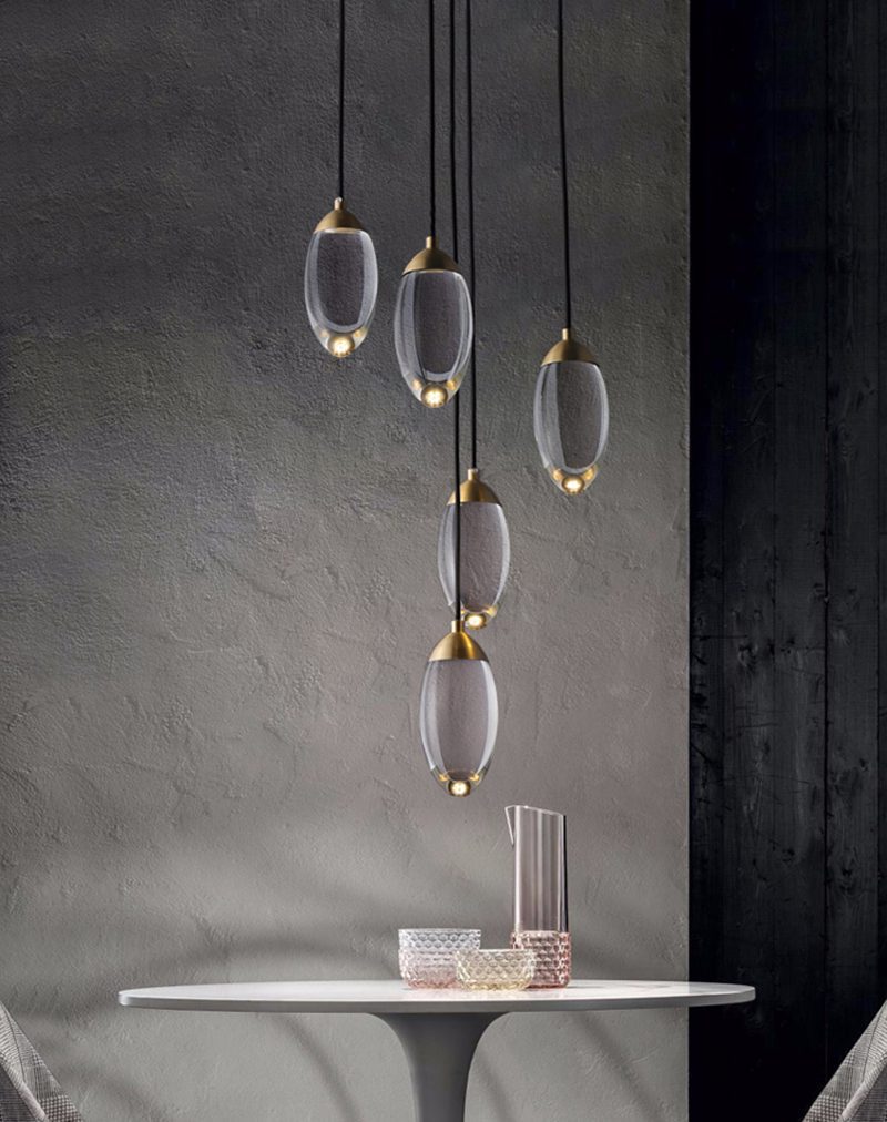 Brass crystal Pendant Lamp