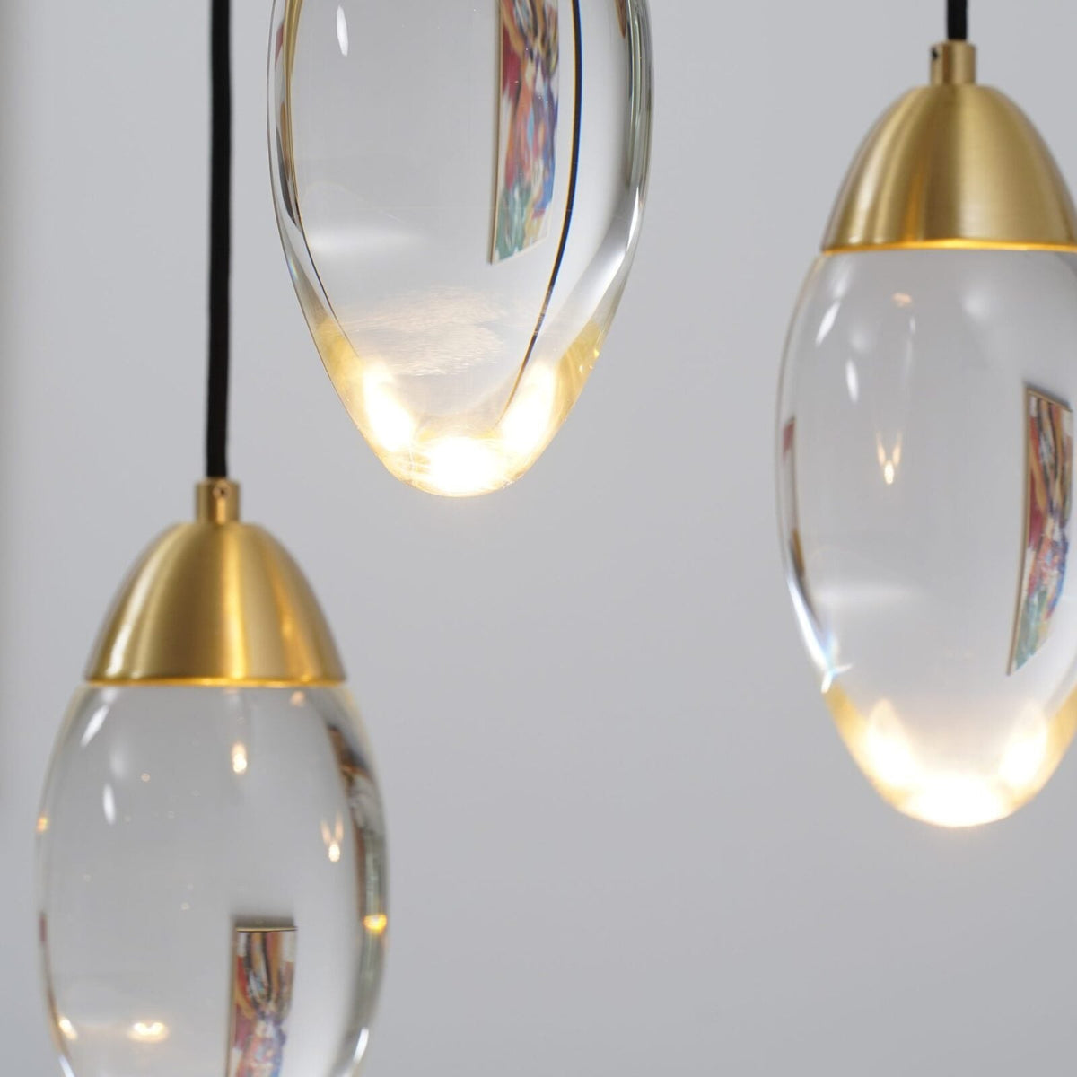 Brass crystal Pendant Lamp