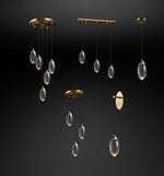 Brass crystal Pendant Lamp