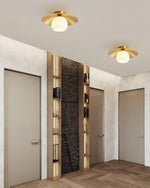 Brass Cap Ceiling Lamp