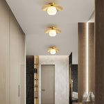 Brass Cap Ceiling Lamp