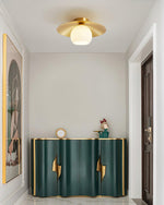 Brass Cap Ceiling Lamp