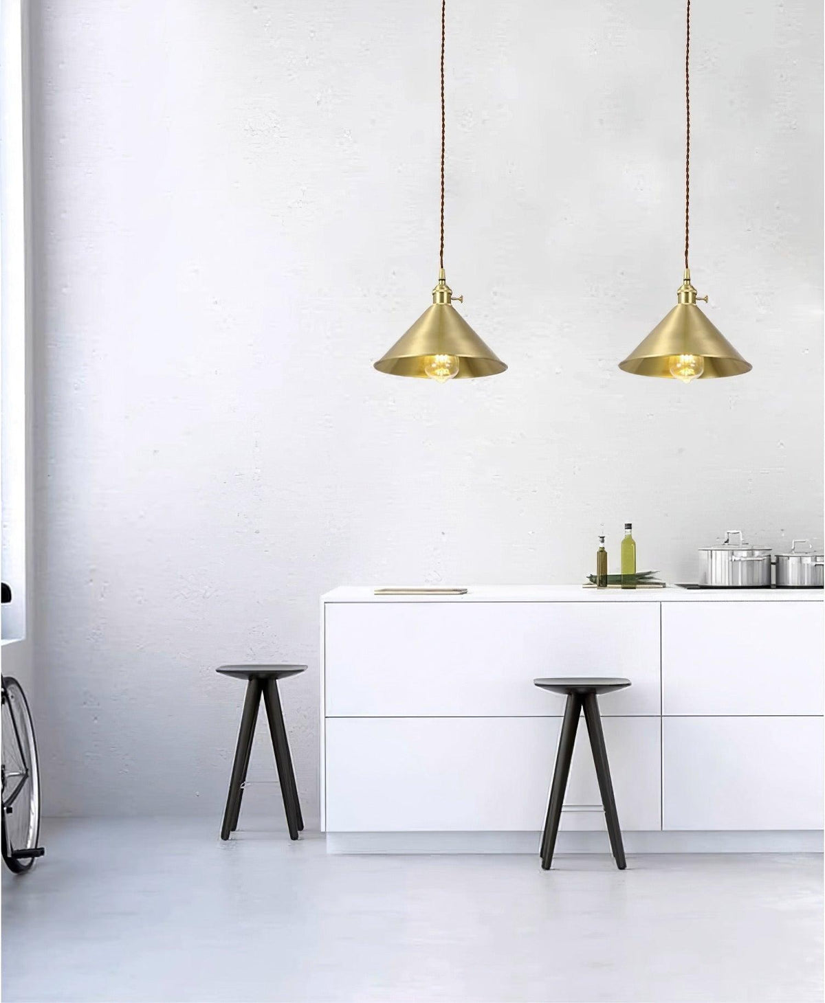 brass-cone-pendant-light