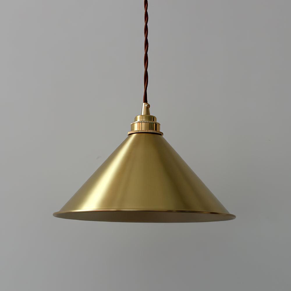 brass-cone-pendant-light