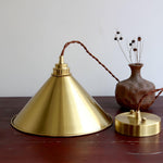brass-cone-pendant-light