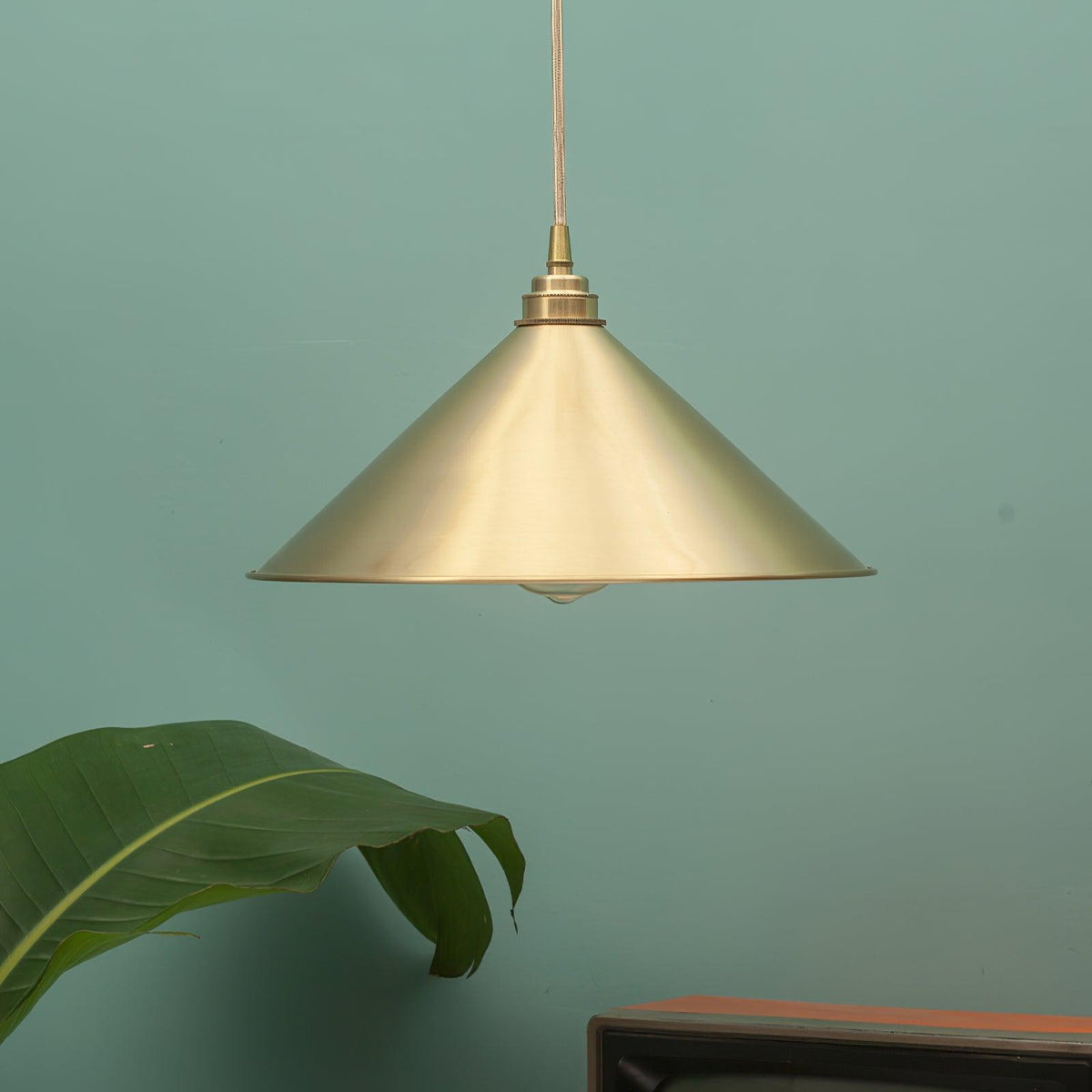 brass-cone-pendant-light