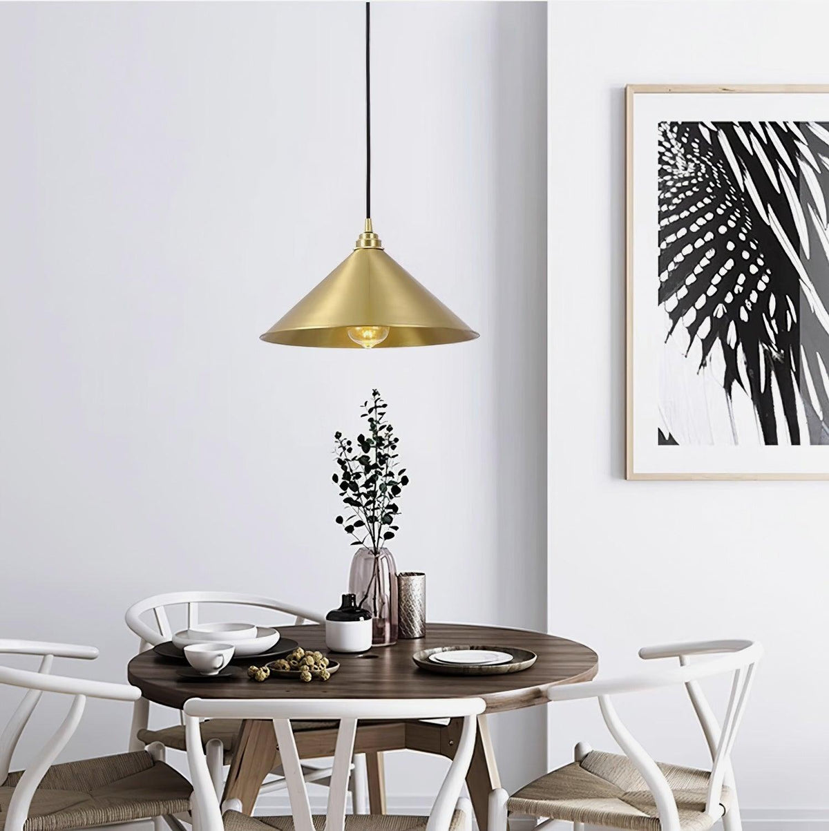 brass-cone-pendant-light
