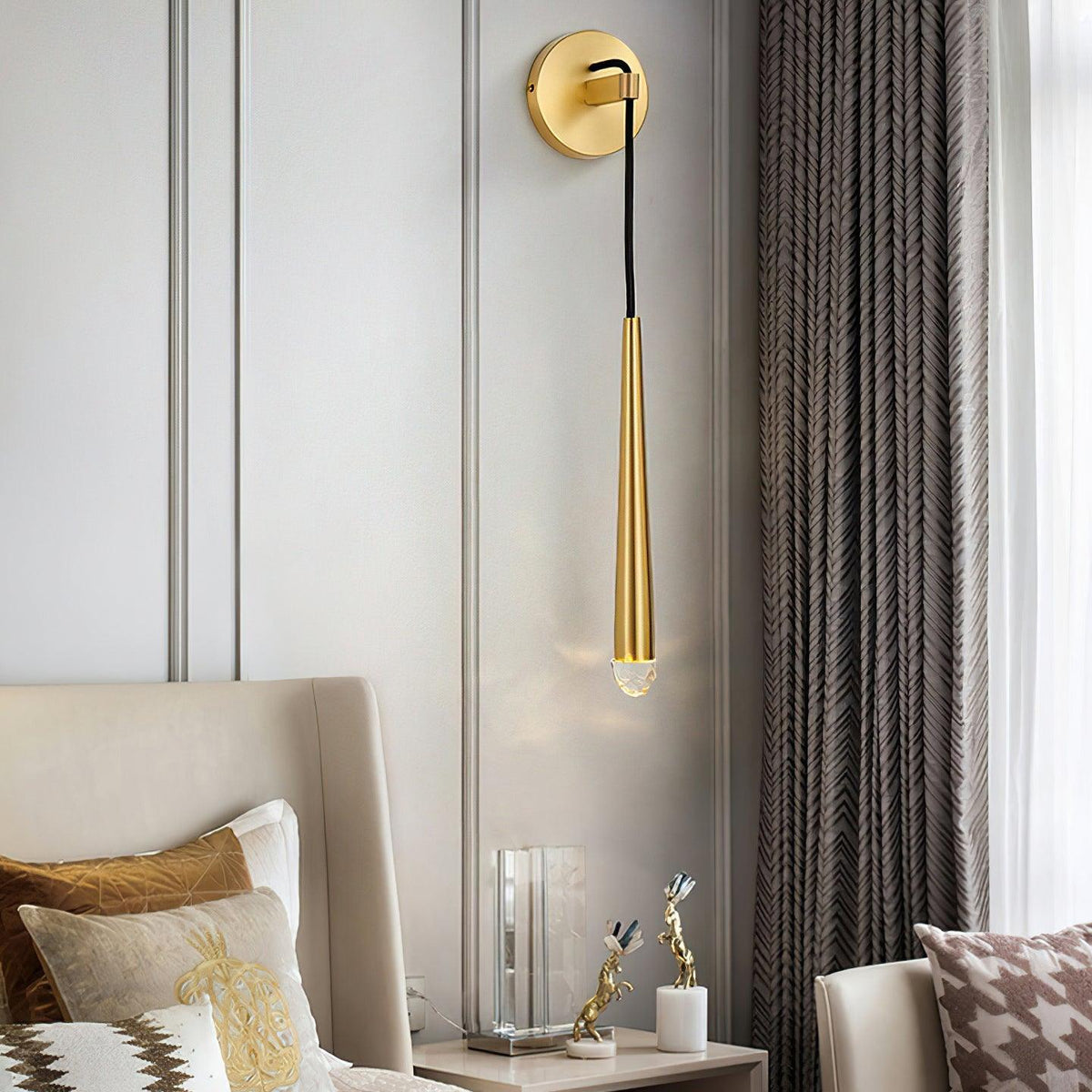 brass-cone-wall-lamp