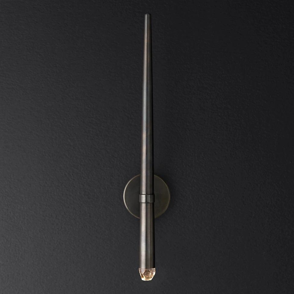 brass-cone-wall-lamp