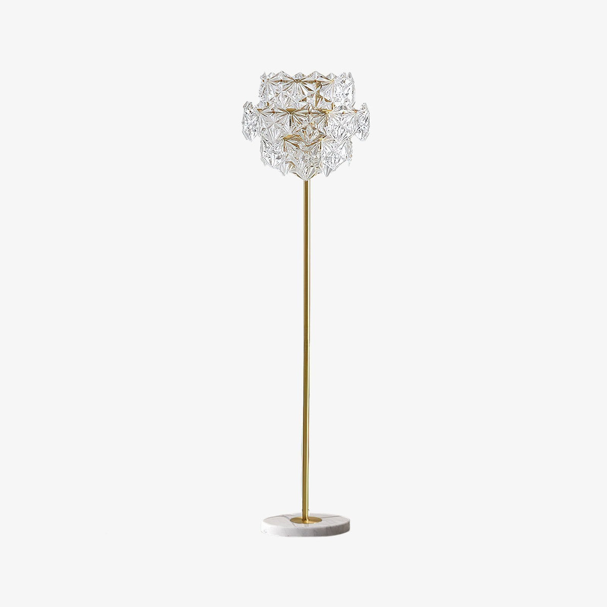 Snowflake Crystal Floor Lamp
