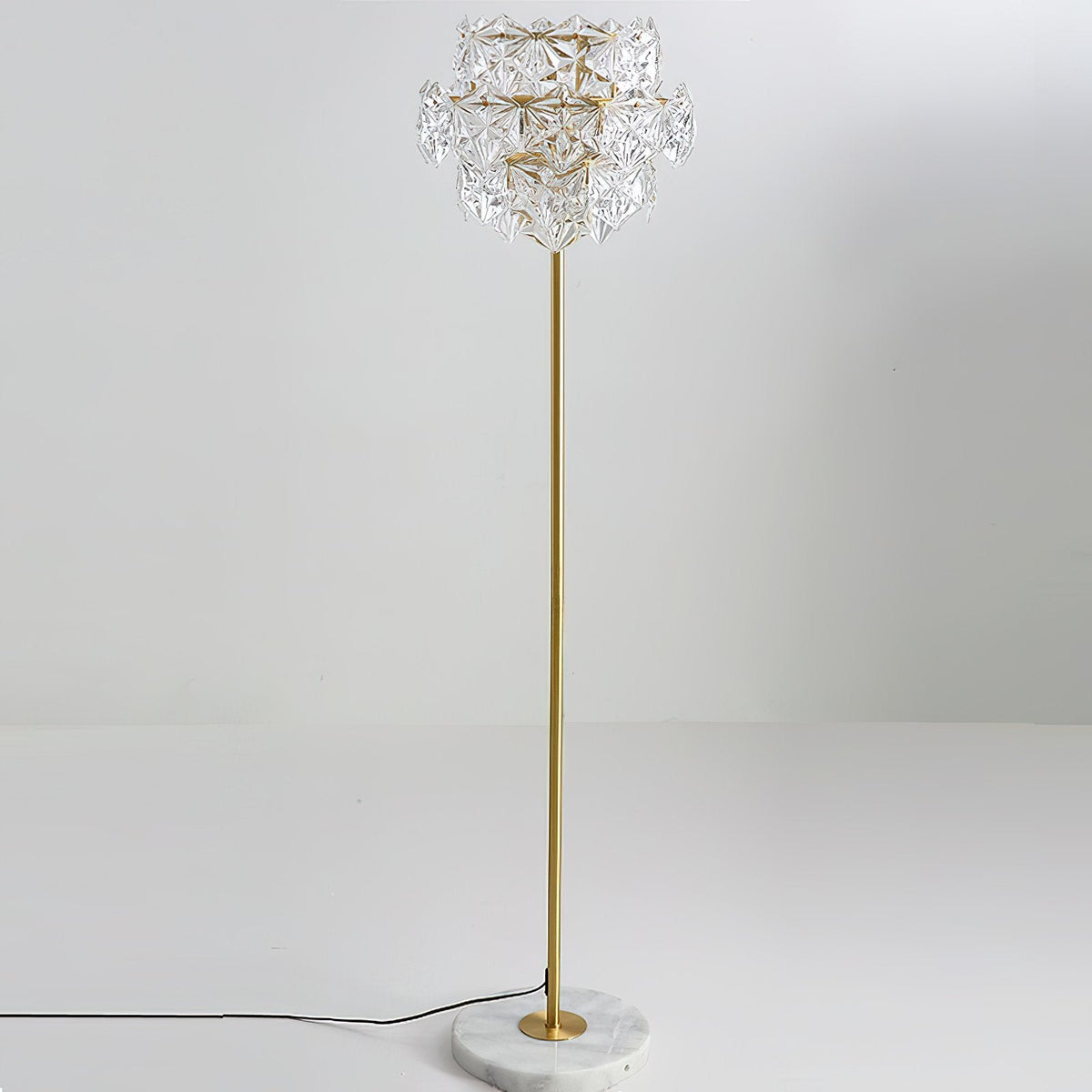 Snowflake Crystal Floor Lamp
