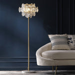 Snowflake Crystal Floor Lamp