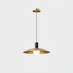 Brass Flared Pendant Lamp