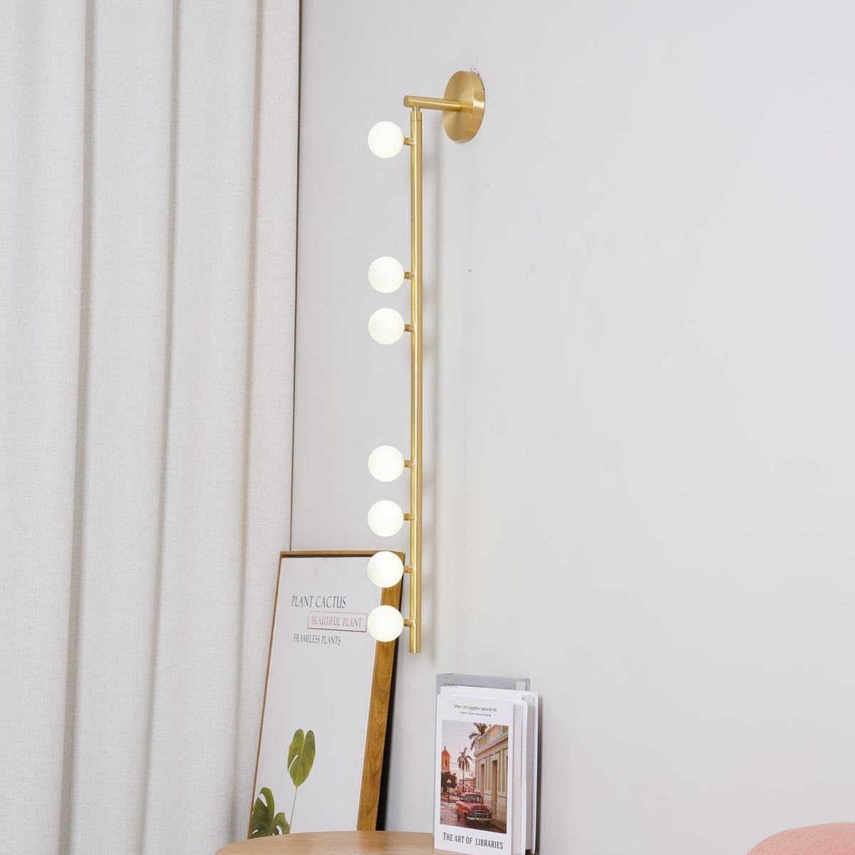 Brass Tube Wall Lamp