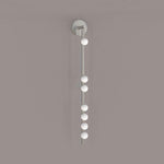 Brass Glass Tube Plug In Wall Lamp
