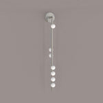 Brass Glass Tube Plug In Wall Lamp