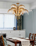 brass-palm-leaf-crystal-chandelier