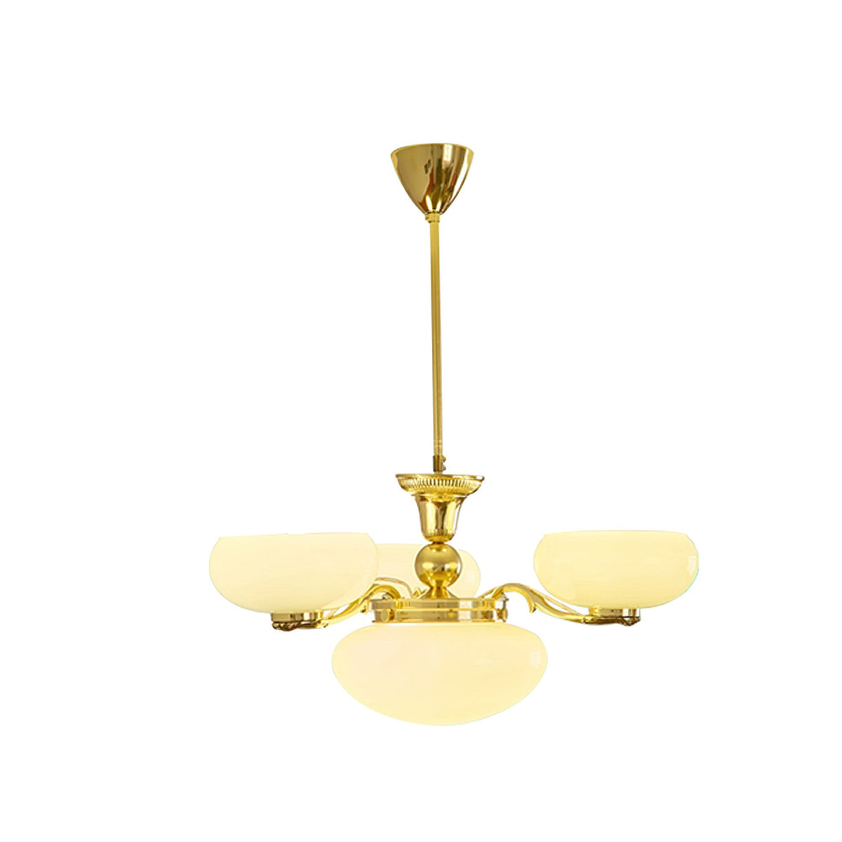 Brass Radiance Orb Chandelier