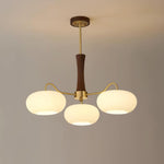 Brass Wooden Persimmon Ceiling Lamp