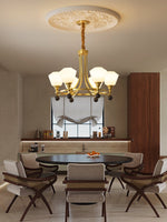 Bravado Chandelier – Modern Brass & Glass Statement Light