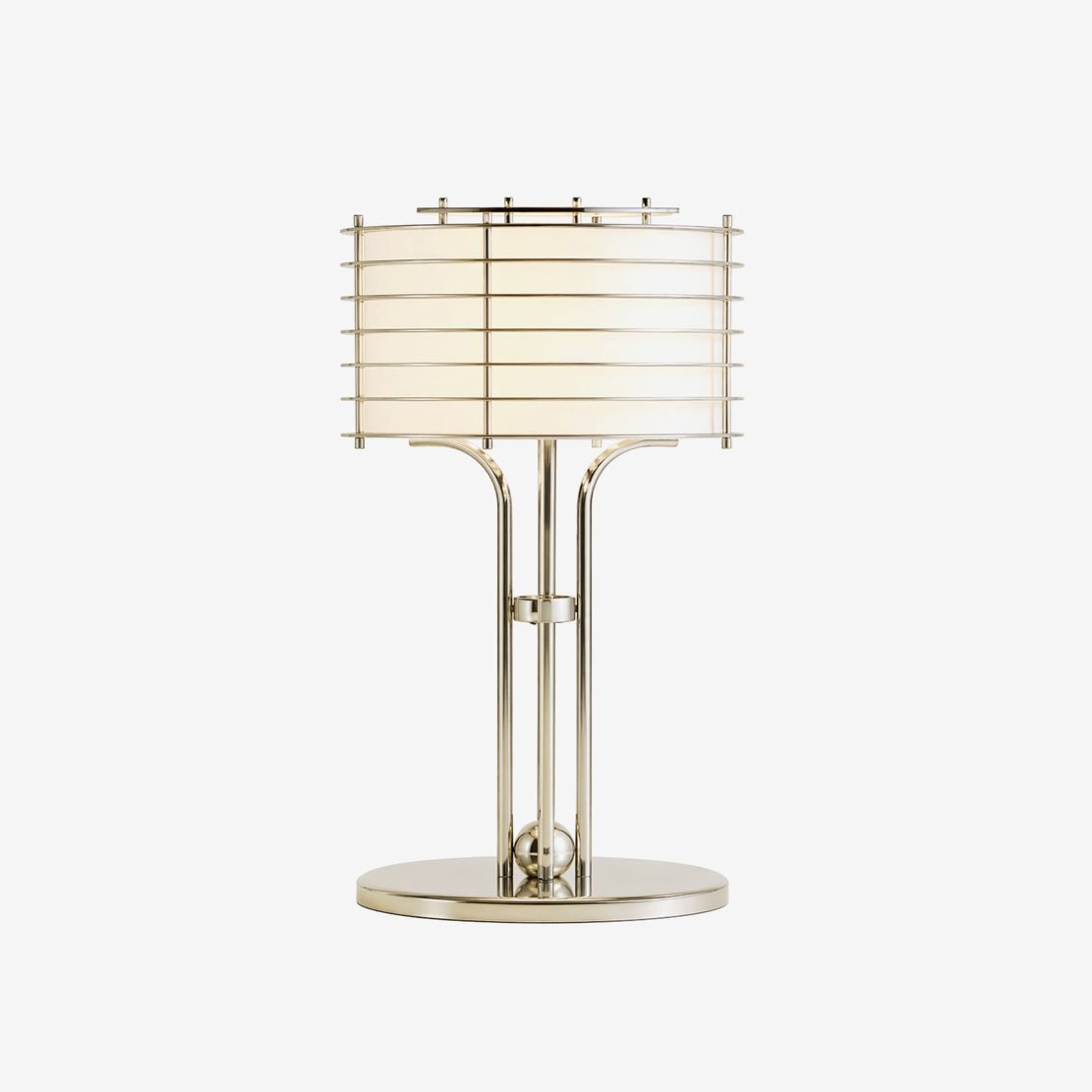 Bravon Linear Cage Table Lamp – Modern Brass Accent Lighting for Living Room & Bedroom