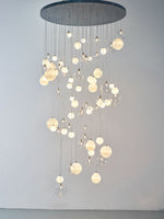 Breath of Light Modern Crystal Chandelier for Dining Room and Hotel