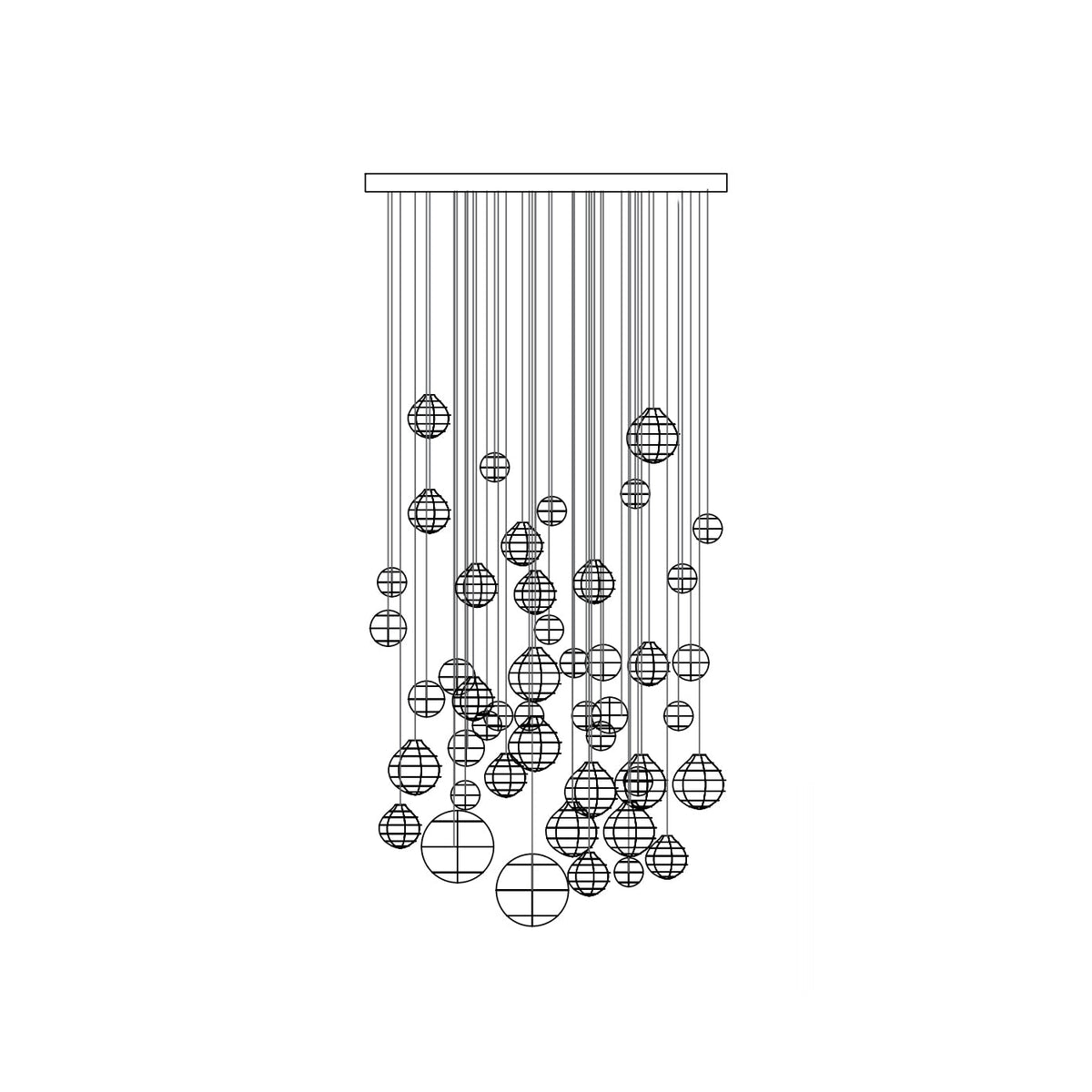 Breath of Light Modern Crystal Chandelier for Dining Room and Hotel