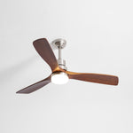 Breeze Master Wooden Ceiling Fan with Integrated LED Light, 48" and 52" Options
