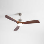 Breeze Master Wooden Ceiling Fan with Integrated LED Light, 48" and 52" Options