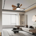 Arilia 29" LED Ceiling Fan Light with Walnut Blades