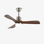 Breeze Master Wooden Ceiling Fan with Integrated LED Light, 48" and 52" Options