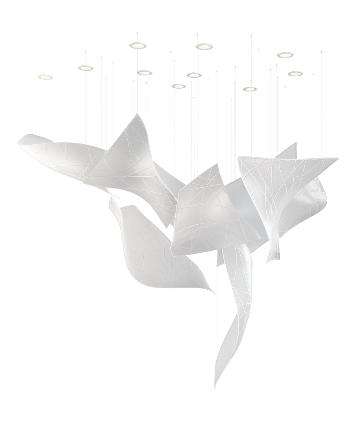 Thawflux Crystal Chandelier — Modern Designer Pendant Light for Dining Room and Living Room