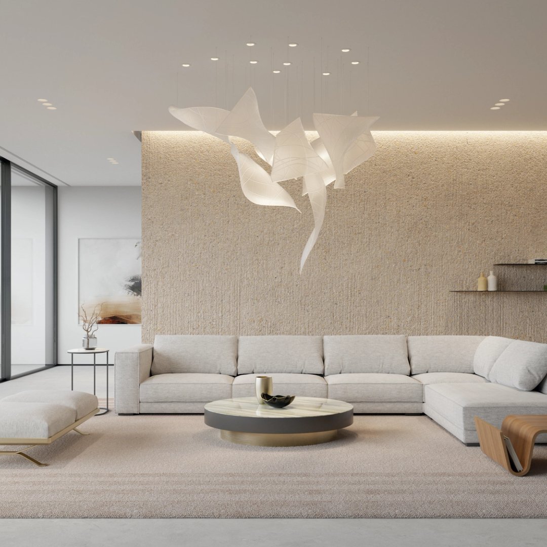 Thawflux Crystal Chandelier — Modern Designer Pendant Light for Dining Room and Living Room
