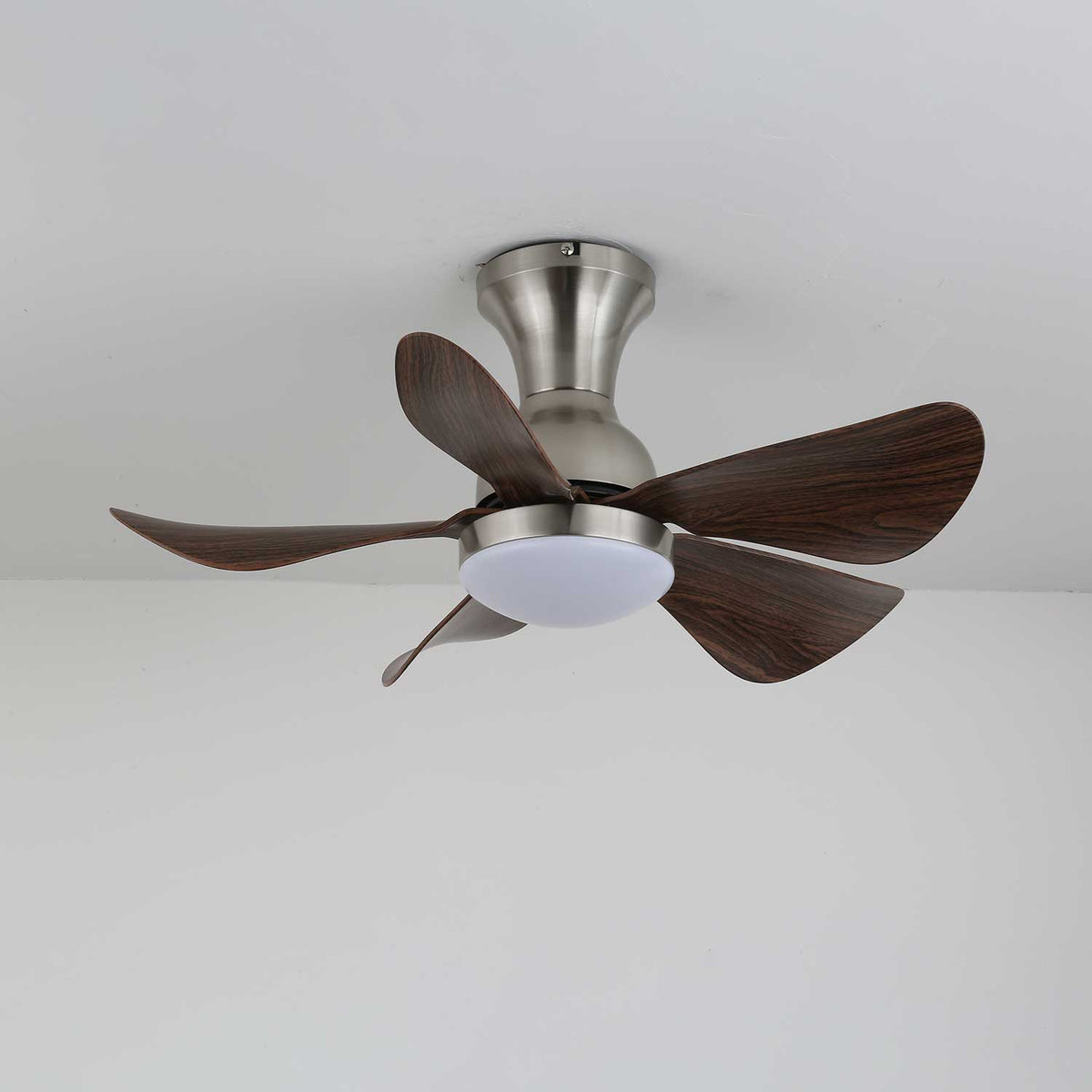 Breezenest Compact Ceiling Fan Light with LED and Remote