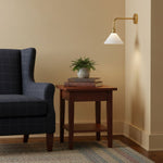 Bridgemont Wall Sconce – Modern Brass Wall Light for Bedroom & Living Room
