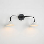 Bridgemont Wall Sconce — Modern Brass & Ceramic Wall Light for Bedroom, Living Room