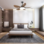 Brinley Ceiling Fan Light with LED, 42" & 52" Options, Modern Design
